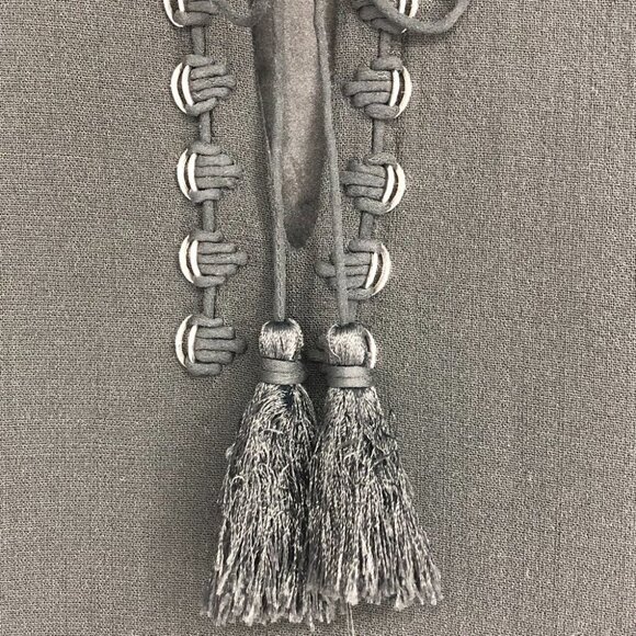 3.1 Phillip Lim black short sleeve kaftan style bohemian mini dress size 2 - Picture 13 of 15